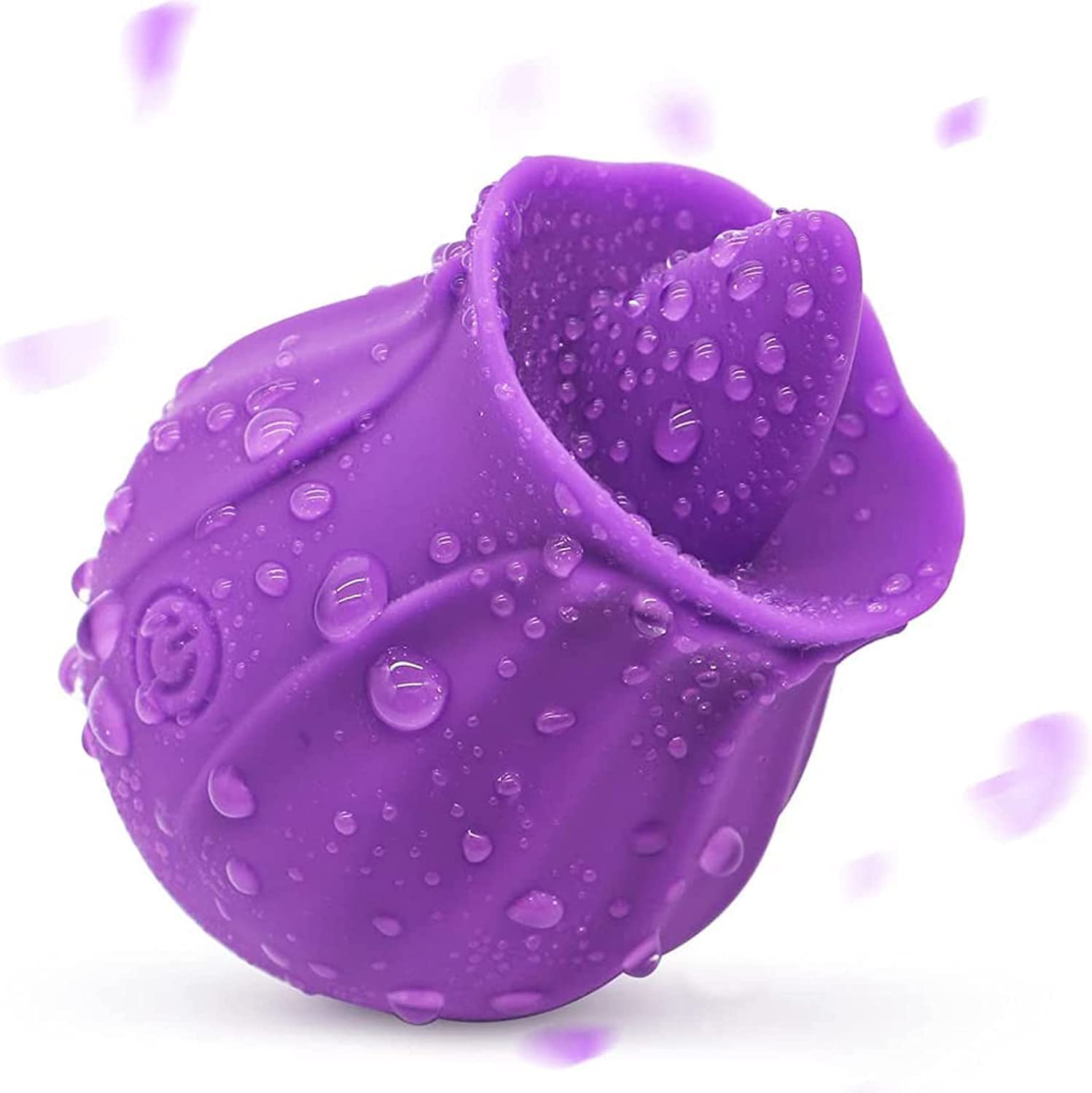 2024 Rose Vibrator for Women - 10 Speed G-Spot & Clitoral Stimulator with Licking & Sucking Function, Ultra Quiet, Rose Red (Model XV-33) - Perfect for Solo Play & Couples Intimacy