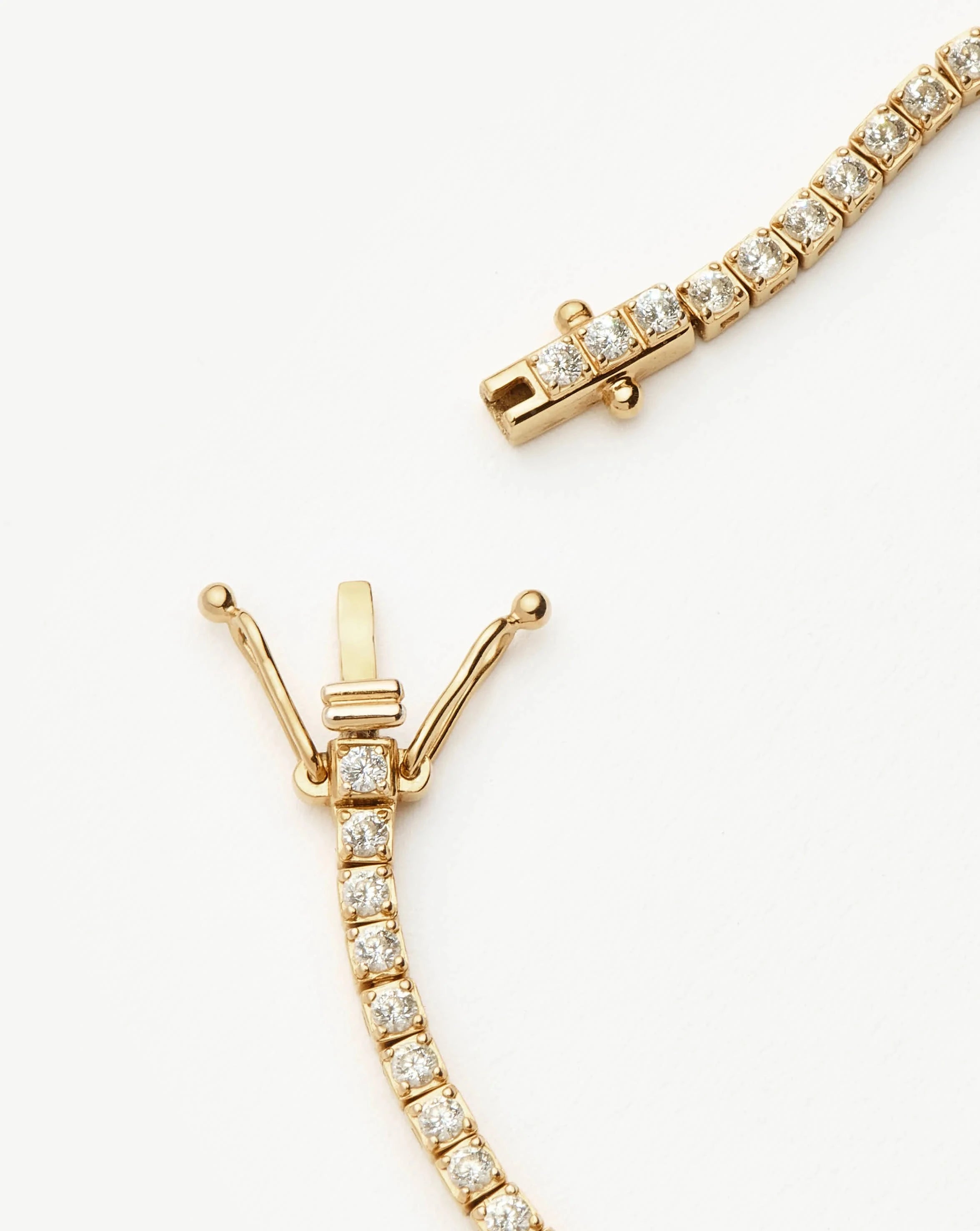 14k Solid Gold Lab-Grown Diamond Tennis Bracelet for Women | Size M | Elegant Jewelry for Weddings, Parties & Special Occasions