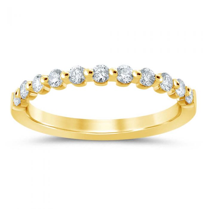 18ct 1/2 Carat Diamond Eternity Ring with 11 Brilliant Cut Diamonds - Perfect for Anniversaries, Engagements & Special Occasions