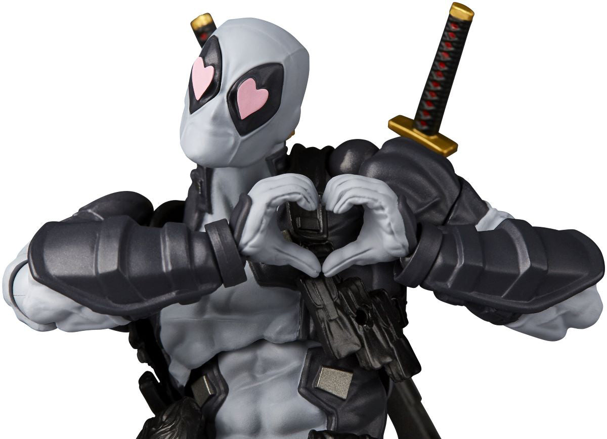 Amazing Yamaguchi Revoltech Deadpool X-Force Ver. 2.5 Action Figure - Highly Articulated Collectible Toy for Marvel Fans | Display, Photography & Cosplay Scenes