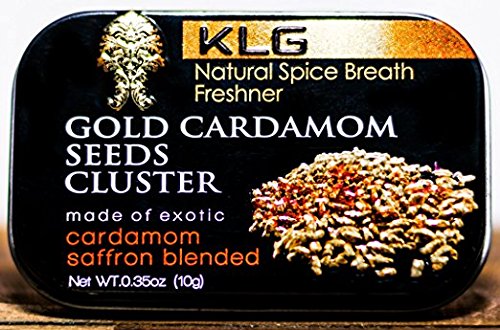Premium 4-Pack Gold Cardamom Seeds Cluster (10g Each) - 100% Natural Spice for Fresh Breath & Oral Care | Perfect for Cooking, Tea, and Ayurvedic Remedies