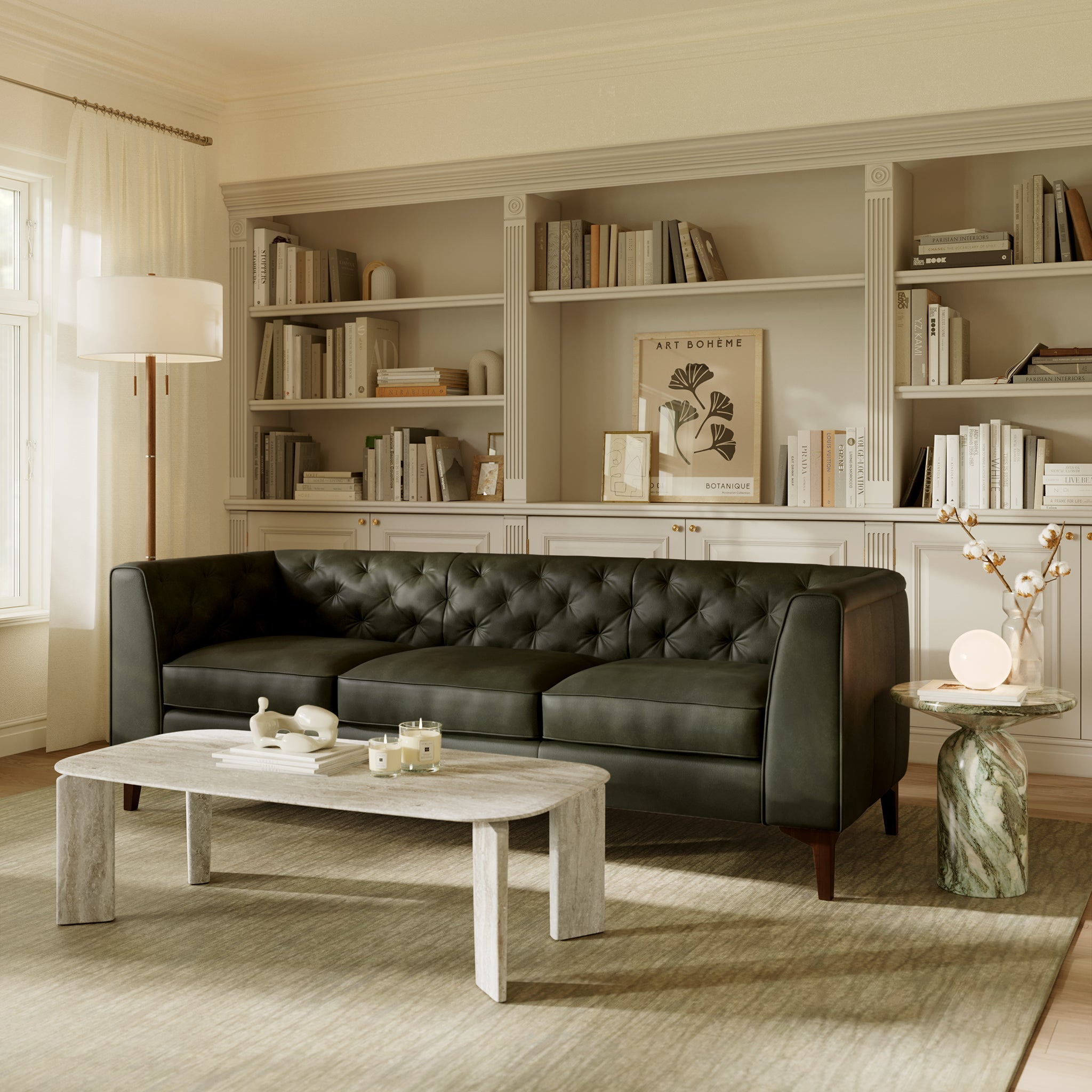 Essex Sofa - Modern Comfortable Couch for Living Room, Lounge & Office - Upholstered Fabric Sectional with Sturdy Frame - Perfect for Relaxing, Entertaining & Small Spaces