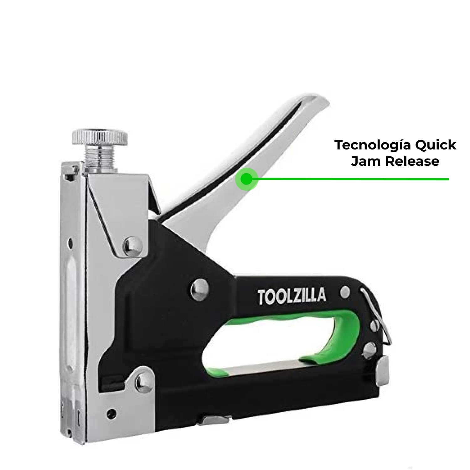 TOOLZILLA® Heavy Duty Staple Gun Kit with 1000 Staples - Professional Staple Gun for Wood, Fabric, Upholstery, Carpentry, DIY Projects & Home Office Use