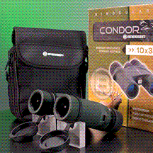 Condor 10x32 Binoculars for Adults - High Powered Compact Binoculars for Bird Watching, Hunting, Hiking & Travel - Lightweight Waterproof Optics with Clear Low Light Vision