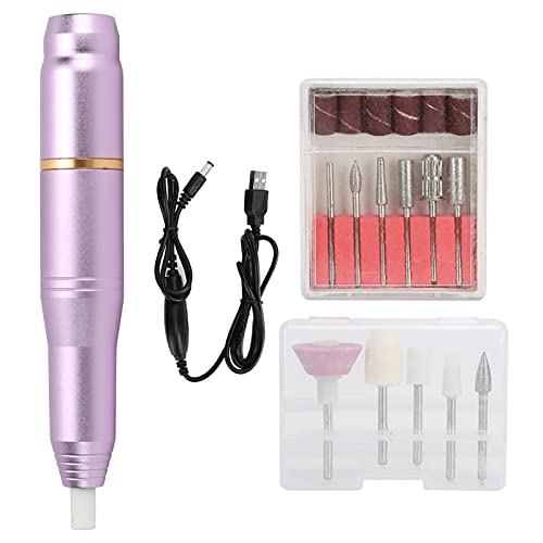 A K Homes - USB-Powered Small Nail Polisher & Grinder Pen (11cm, 228g) - Professional Manicure Tool for Beauty Salons & DIY Home Nail Care - Perfect for Gel Polish Removal, Nail Shaping & Cuticle Care
