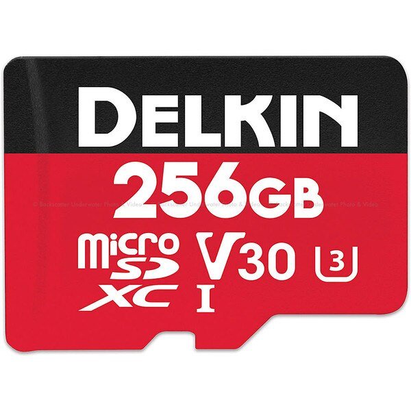 Delkin Devices 256GB Select microSDXC 660X UHS-I V30 A2 Memory Card - High Speed for 4K Video, Gaming, Drones, and Action Cameras