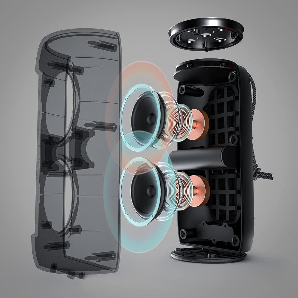 MONSTER S310 Portable Bluetooth Speaker - Wireless, Waterproof, 20H Playtime - Perfect for Outdoor, Travel, Beach & Pool Parties (Blemished Packaging)