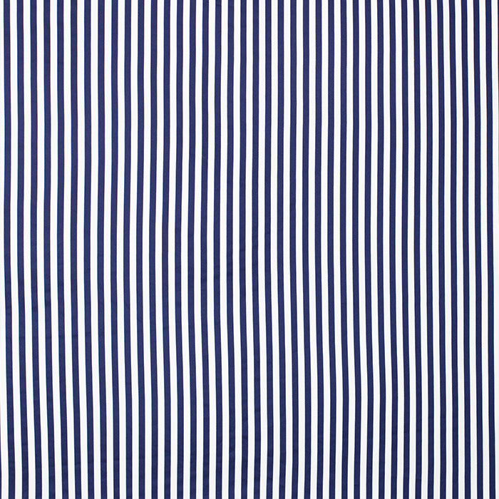 Premium Navy Blue Striped Fitted Sheet - Soft & Breathable Deep Pocket Bed Sheet - Perfect for Queen Size Beds - Ideal for Guest Rooms, Dorms & Cozy Bedrooms