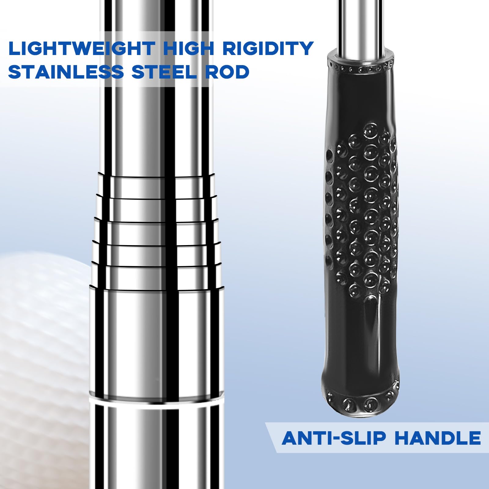 **Premium Telescopic Golf Ball Retriever – 7/9/12/15 Ft Stainless Steel & Lightweight Aluminum Alloy – Water & Bush Retrieval – Ideal Golf Gift & Accessory for Courses & Practice Ranges**