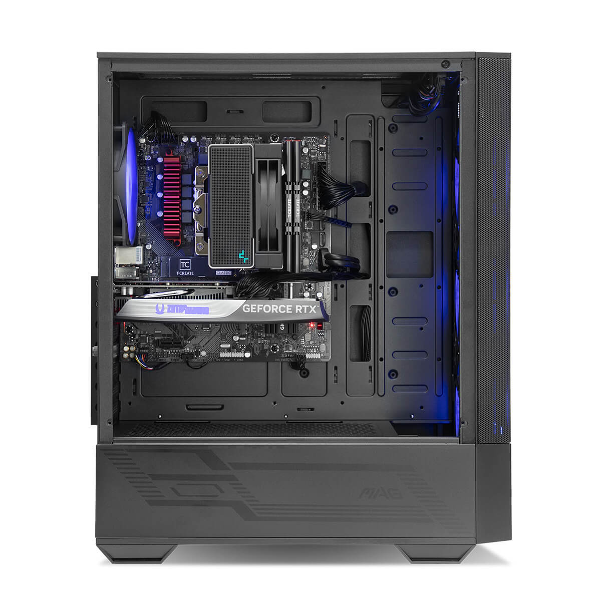 Behemoth RTX 4060 Gaming Desktop PC - Intel Core i5 14400F Processor, 16GB RAM, 1TB SSD - Perfect for 4K Gaming, Streaming & Video Editing