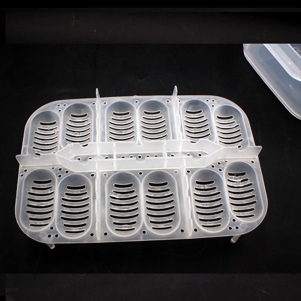 12 Grid Reptile Egg Incubator Tray - Perfect for Breeding Snakes & Lizards