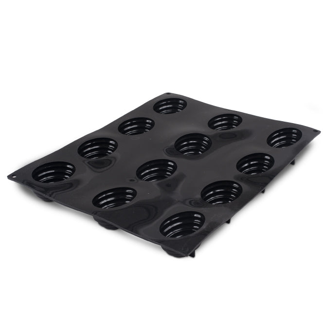 Antonio Bachour Pavoflex Silicone Mold - 12 Cavity Polly Design for Baking, Cake Decorating & Chocolate Making - Perfect for Home Bakers & Professional Chefs