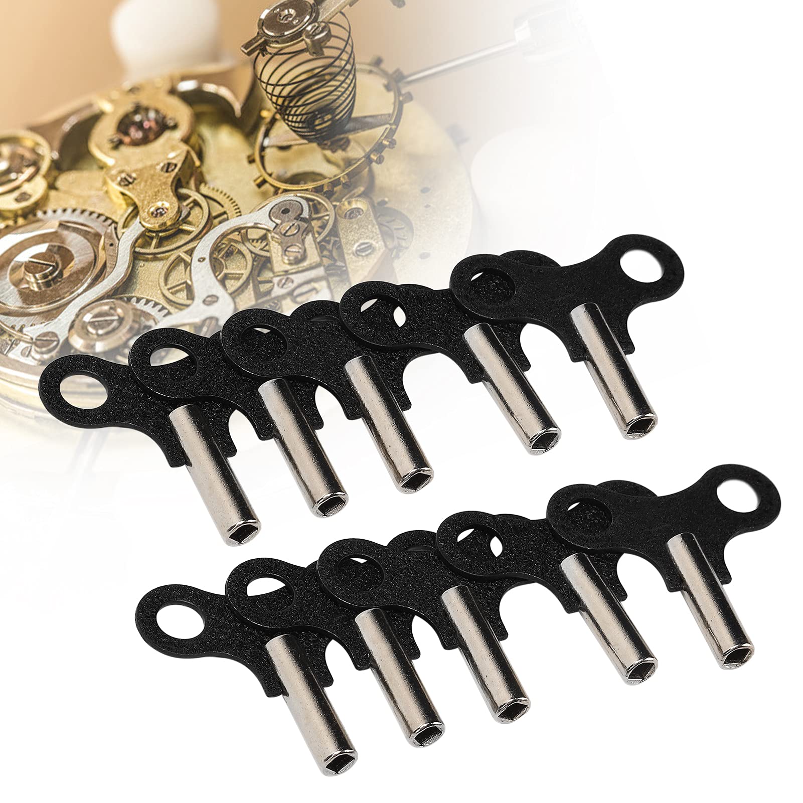 Professional Clock Winding Key for Mechanical Desk Clocks - Watch Repair Tool with Ergonomic Handle - Perfect for Watchmakers, Clock Collectors & Antique Restoration