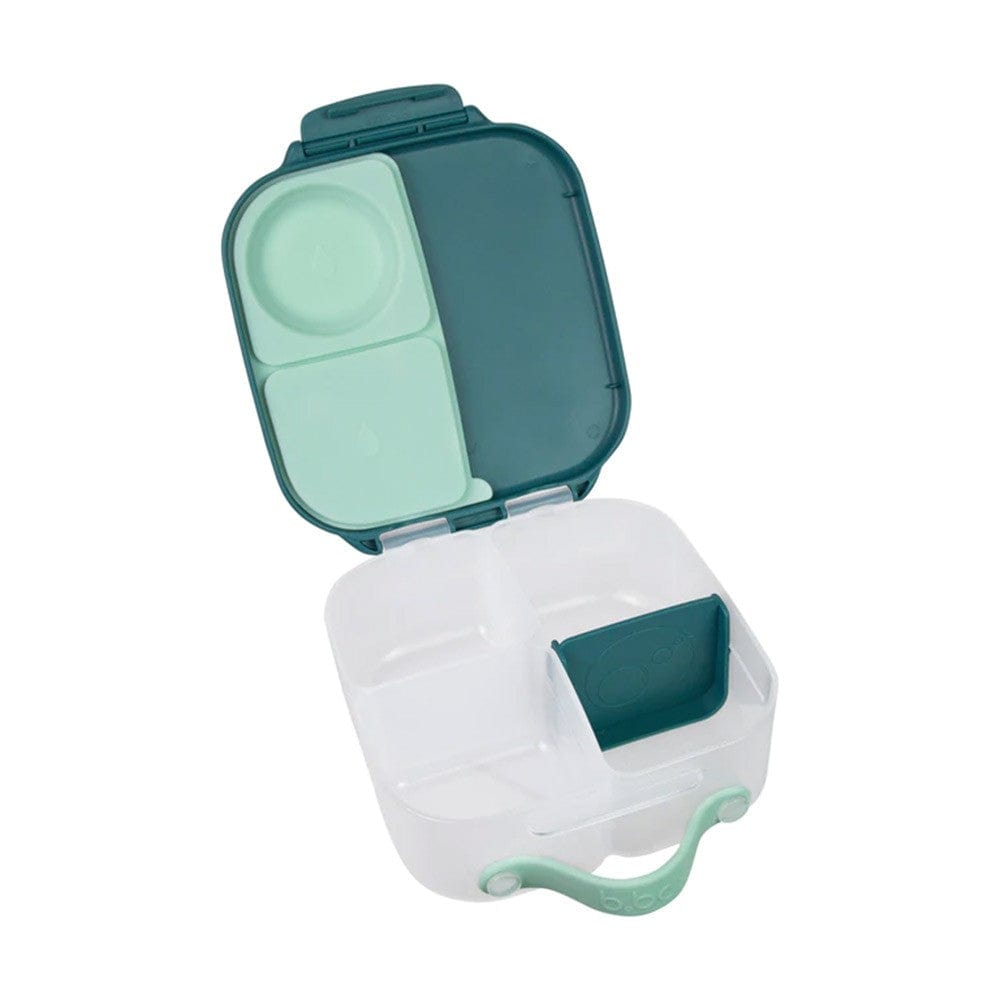 B.Box Mini Lunchbox for Kids - Insulated Food Container with Leak-Proof Lid - Emerald Forest Green - Perfect for School, Picnics & Travel