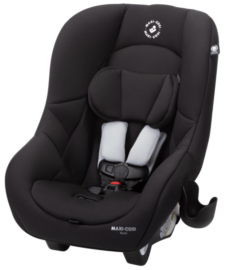 Maxi Cosi Romi Convertible Car Seat for Toddlers & Infants - Essential Black | 3-in-1 Rear-Facing, Forward-Facing & Booster | Safe & Comfortable for Travel & Daily Use
