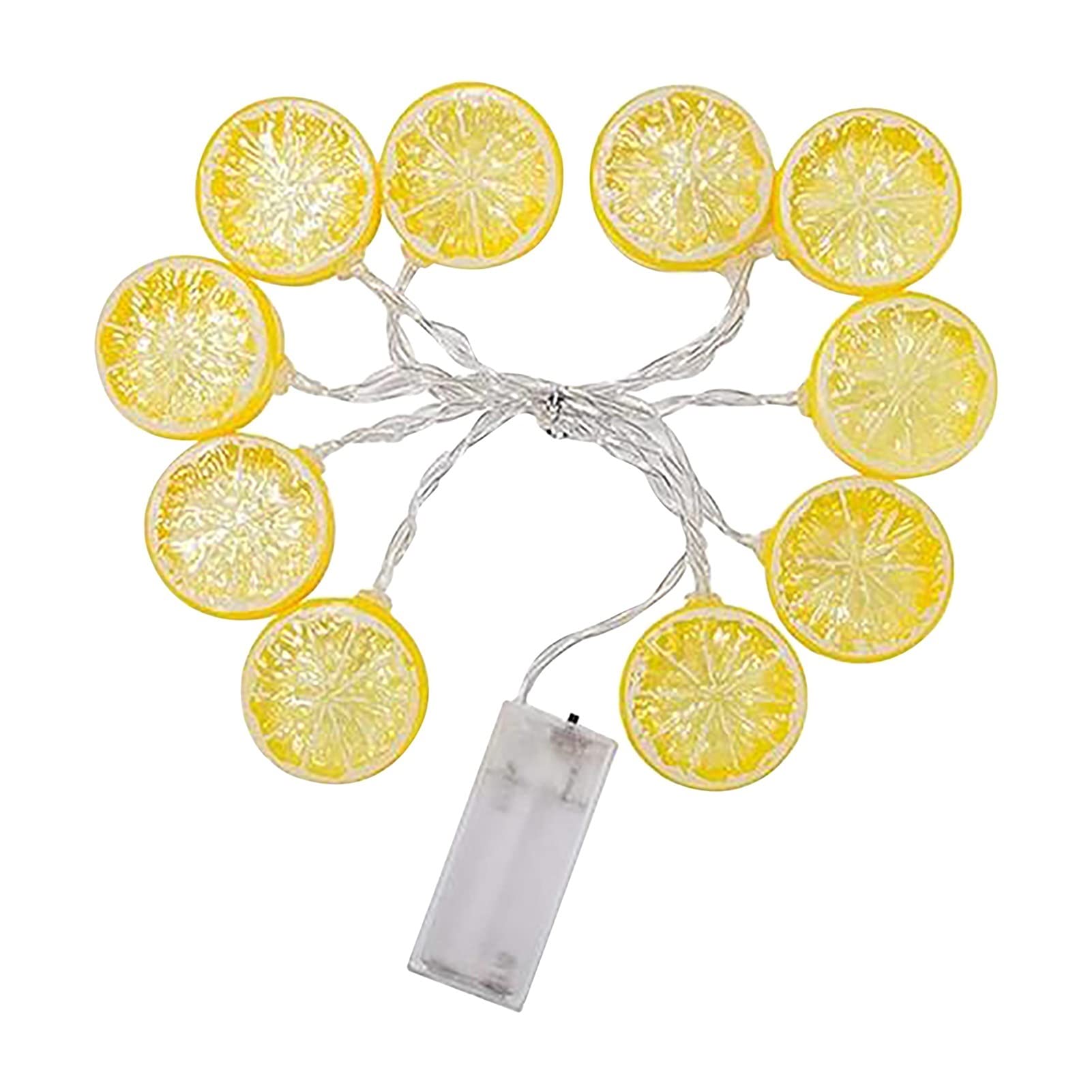 Waterproof LED Firefly String Lights - Battery Operated Silver Wire Fairy Lights for Home, Garden, Yard, Party & Christmas Decor (Yellow, 1.5m 10 LEDs) - Perfect for Outdoor Weddings, Patio Lighting & Holiday Displays