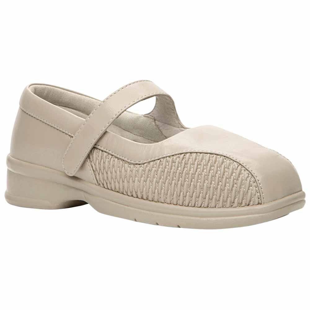 Propét Women's Erika Mary Jane Flat - Comfortable Orthopedic Shoes for Women with Arch Support - Perfect for Work, Walking & Everyday Wear