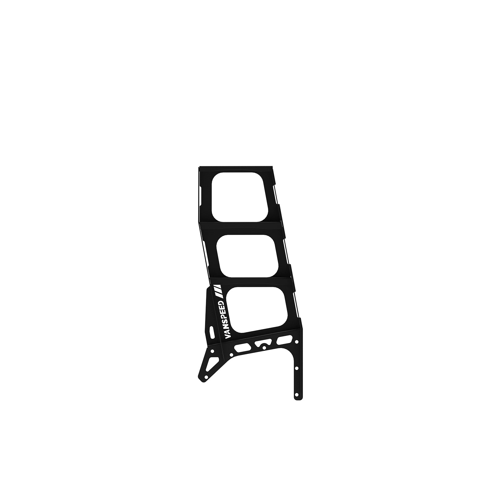 Sprinter Mule Ladder for High Roof Vans - Heavy Duty Aluminum Van Ladder with Anti-Slip Steps - Perfect for RV, Camper, and Delivery Van Accessories