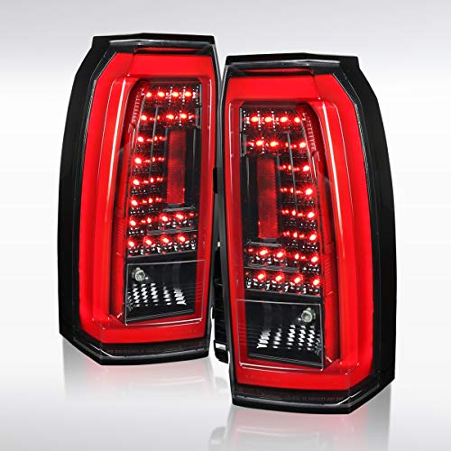 Jet Black Housing Clear Lens Red Light Bar