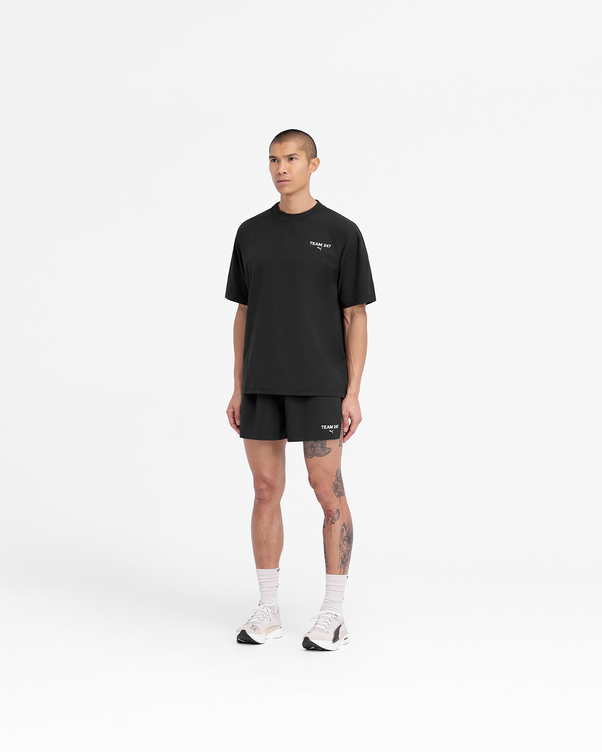 PUMA Men's Performance Running Shorts - 2-Pack Black Athletic Gym Workout Shorts for Jogging, Training & Casual Wear