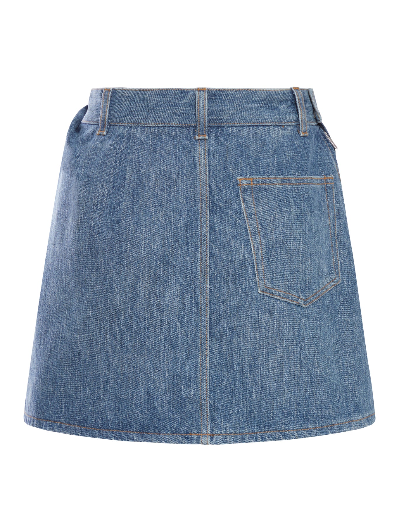 Loewe Draped Skirt in Indigo Blue - Women's Elegant Flowy Midi Skirt for Casual & Evening Wear | Style S540Y1EX02