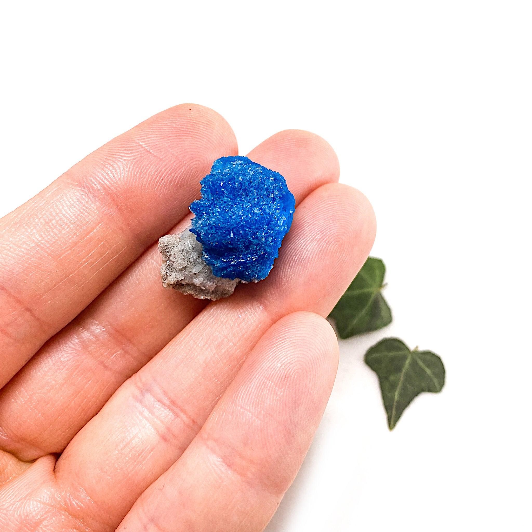 Natural Cavansite Crystal Specimen - CAV 12 | Rare Blue-Green Mineral Collection | Perfect for Home Decor, Meditation & Healing Crystals Display