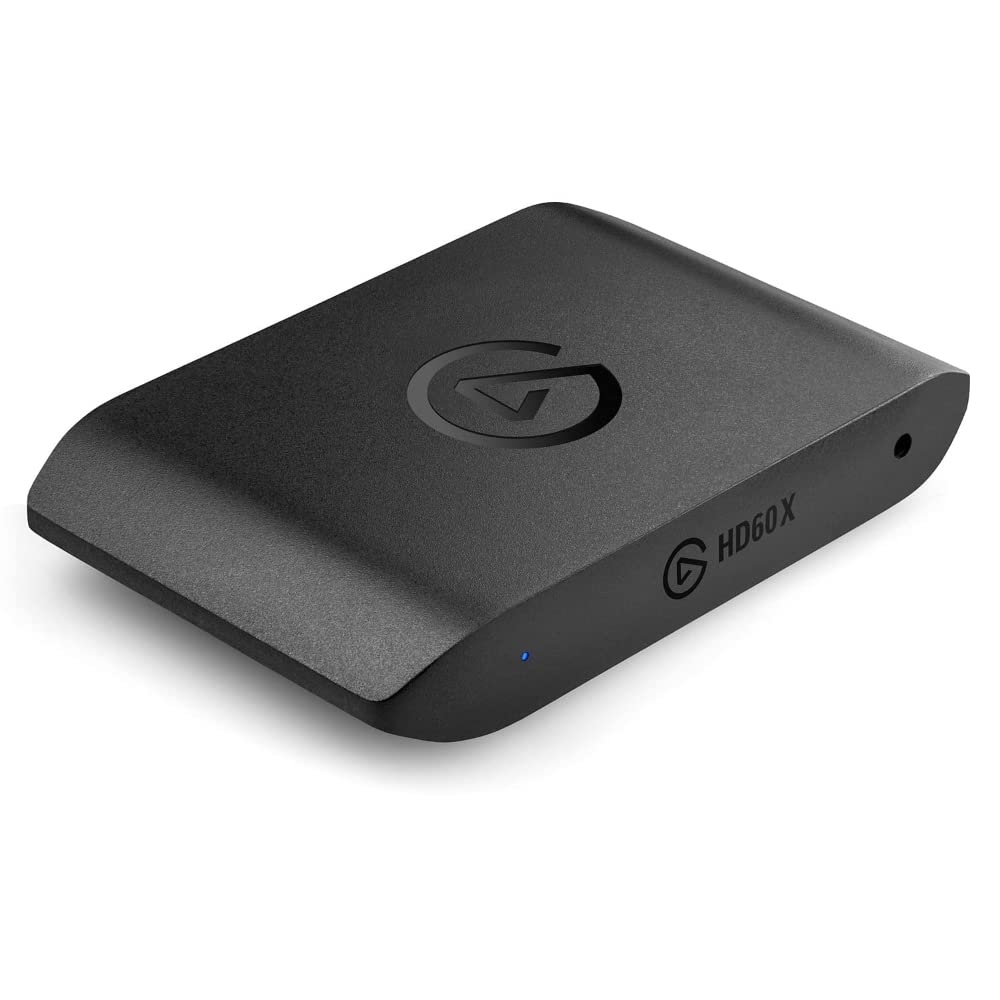 Elgato HD60 X External Capture Card for Streaming & Recording - Chat Link Pro Audio Adapter Included - Perfect for Twitch, YouTube & Game Capture