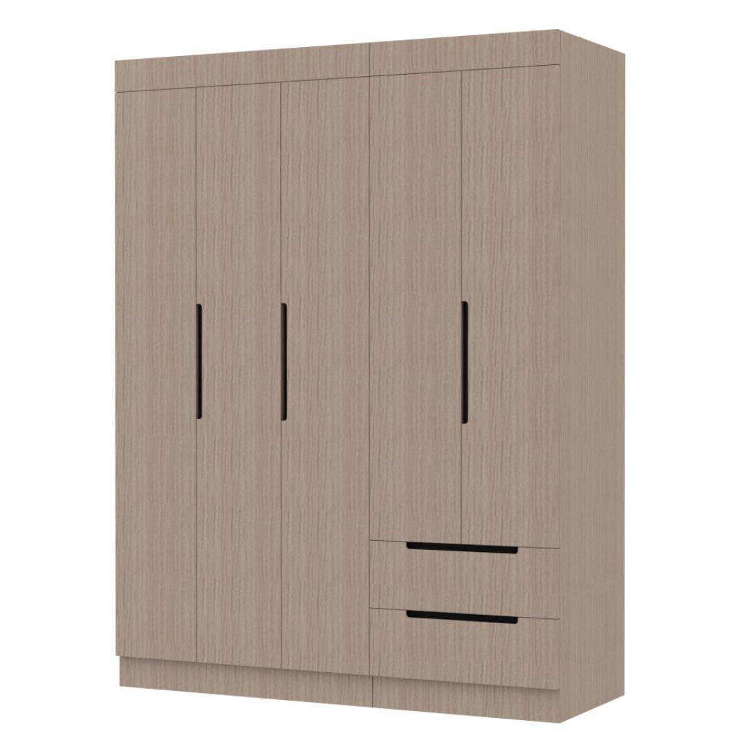 Harrison 5-Door Open Wardrobe Closet - Spacious Storage for Bedroom, Walk-In Closet & Dressing Room Organization