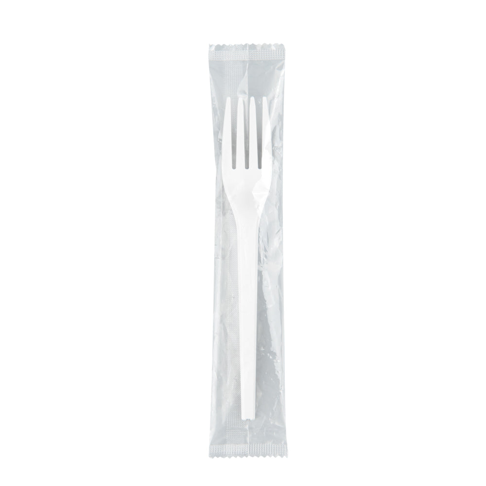Eco-Friendly Compostable White CPLA Plastic Forks - Heat Resistant, 6.5 Inch, 50 Count Box - Perfect for Parties, Picnics & Outdoor Events