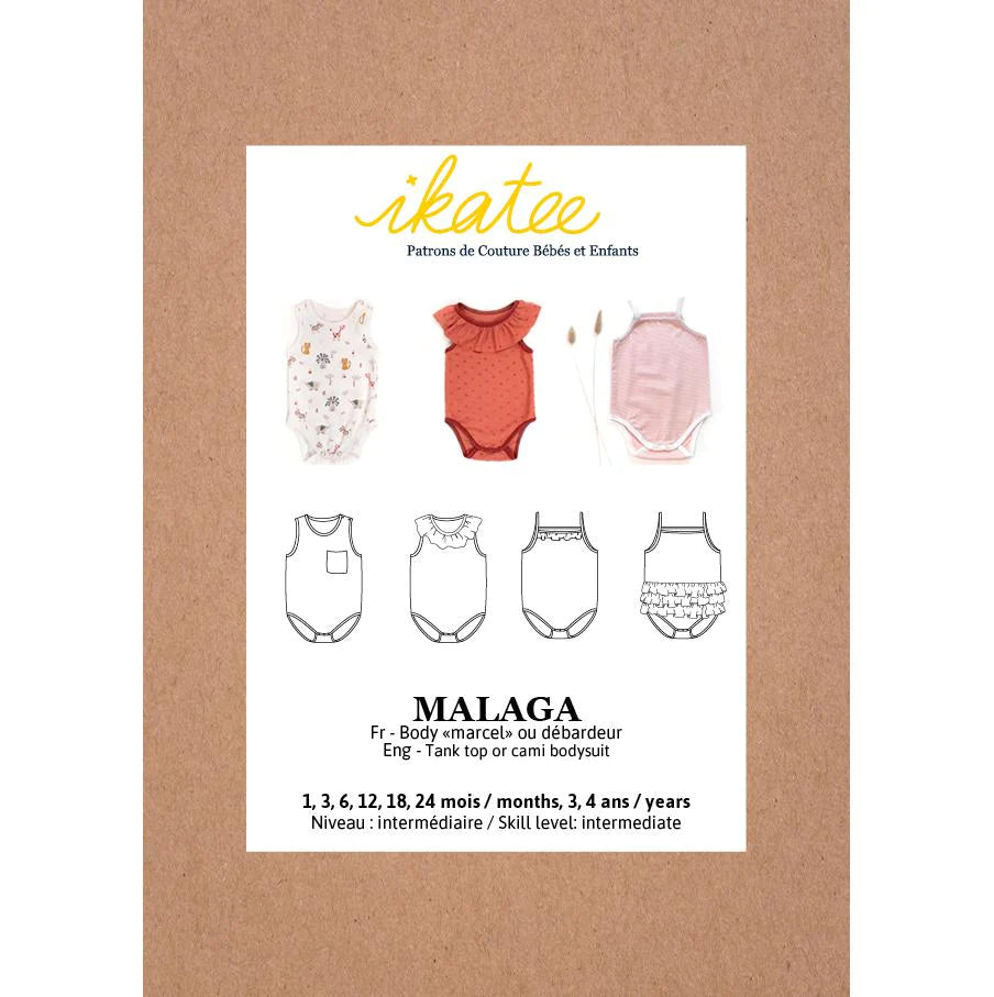 Magala Bodysuit Pattern for Babies & Toddlers (1 Month to 4 Years) - Perfect for Everyday Wear, Playtime & Photo Shoots