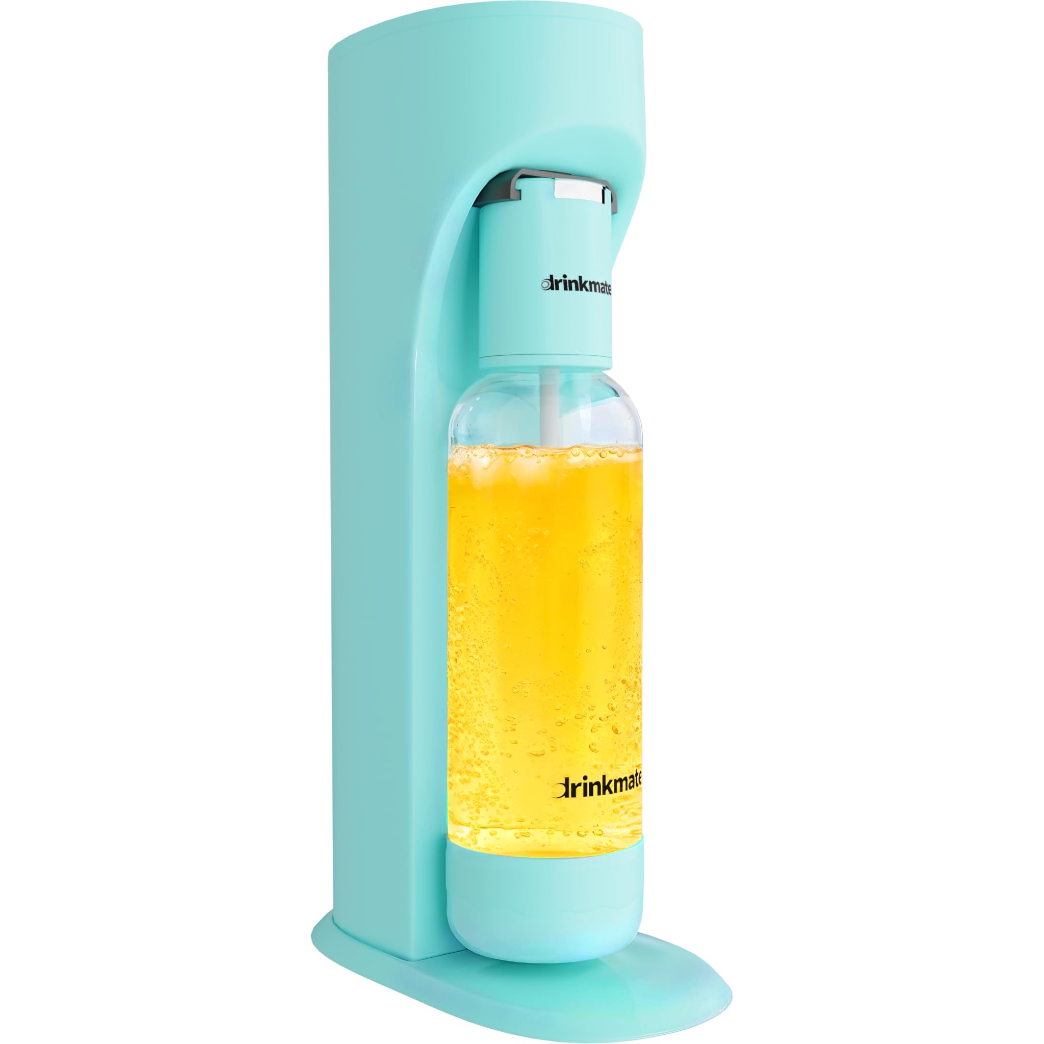 Drinkmate OmniFizz Sparkling Water & Soda Maker Machine - Carbonates Any Beverage Without Dilution (CO2 Cylinder Not Included) - Arctic Blue | Perfect for Home, Office & Parties | Make Healthy Sparkling Drinks, Cocktails & Flavored Sodas