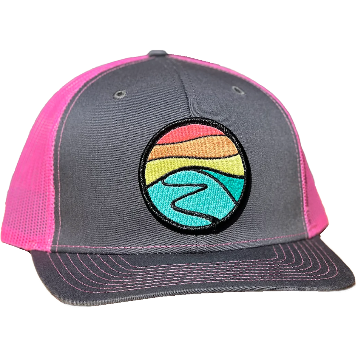 Charcoal/Pink