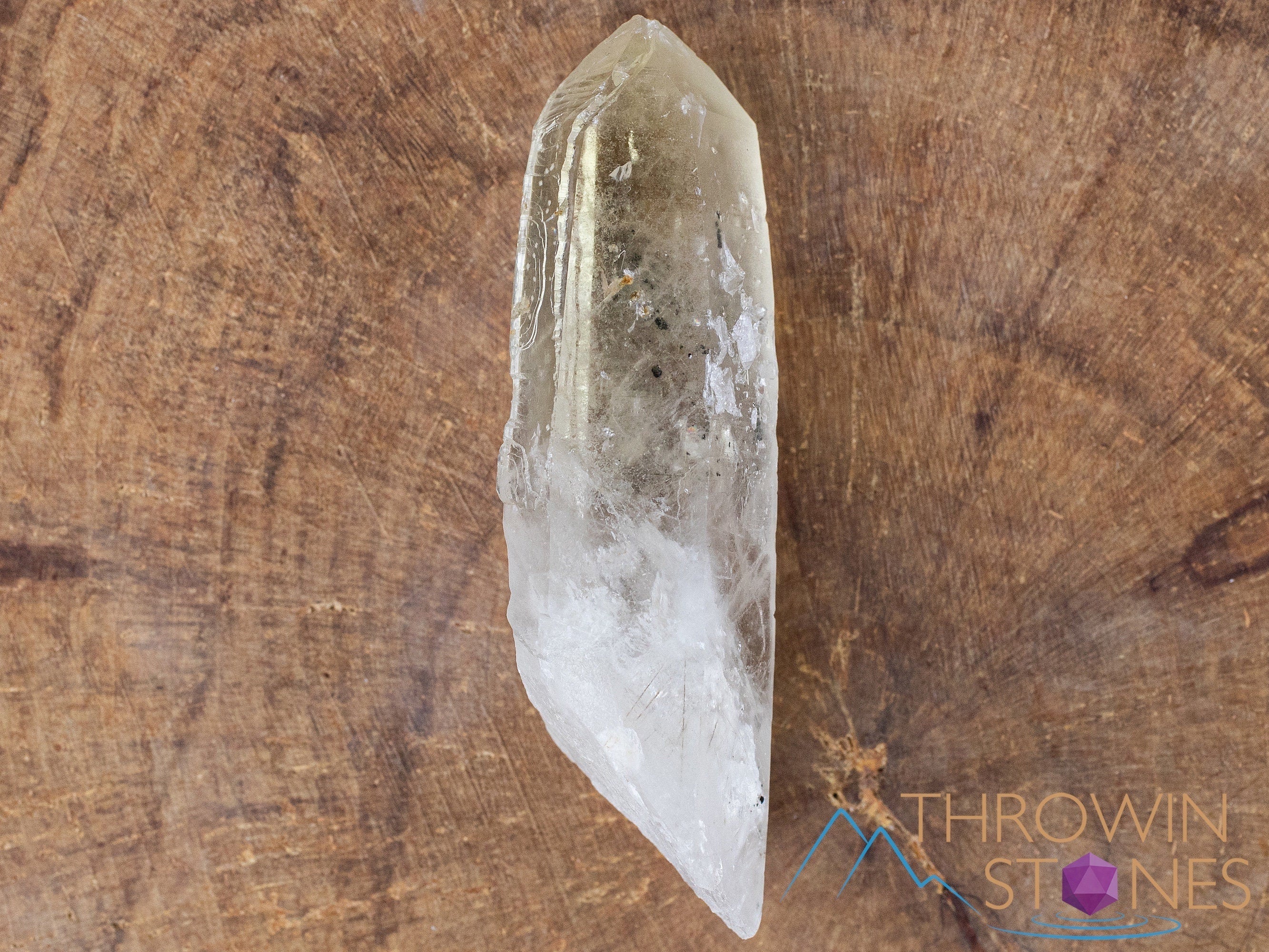 Natural Citrine Raw Crystal Point - November Birthstone, Healing Stone, Home & Office Decor, Feng Shui Crystal for Positive Energy, Meditation & Spiritual Growth
