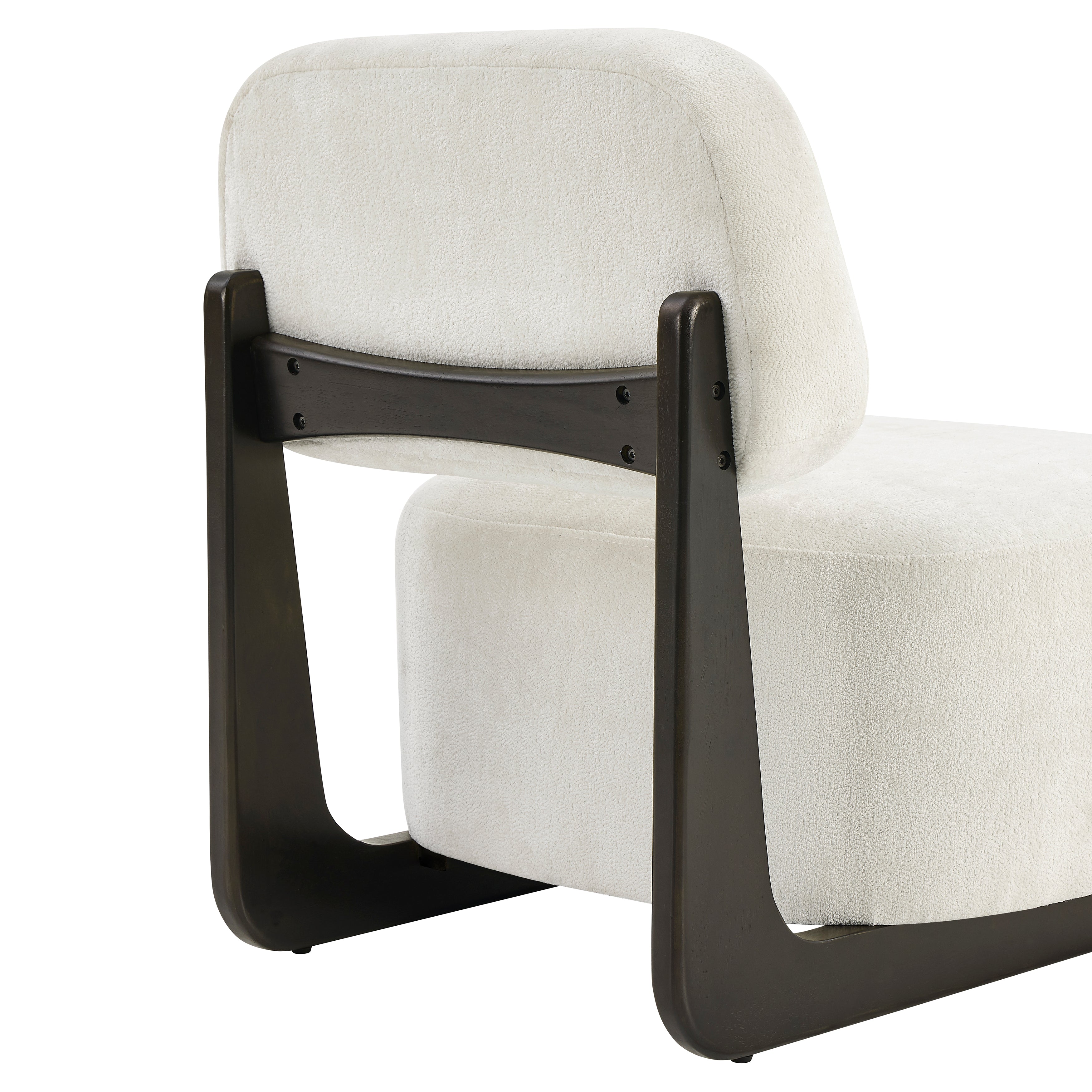 Solara Modern Accent Chair with Solid Wood Frame - Roundhill Furniture - Stylish Living Room Seating for Home & Office Decor