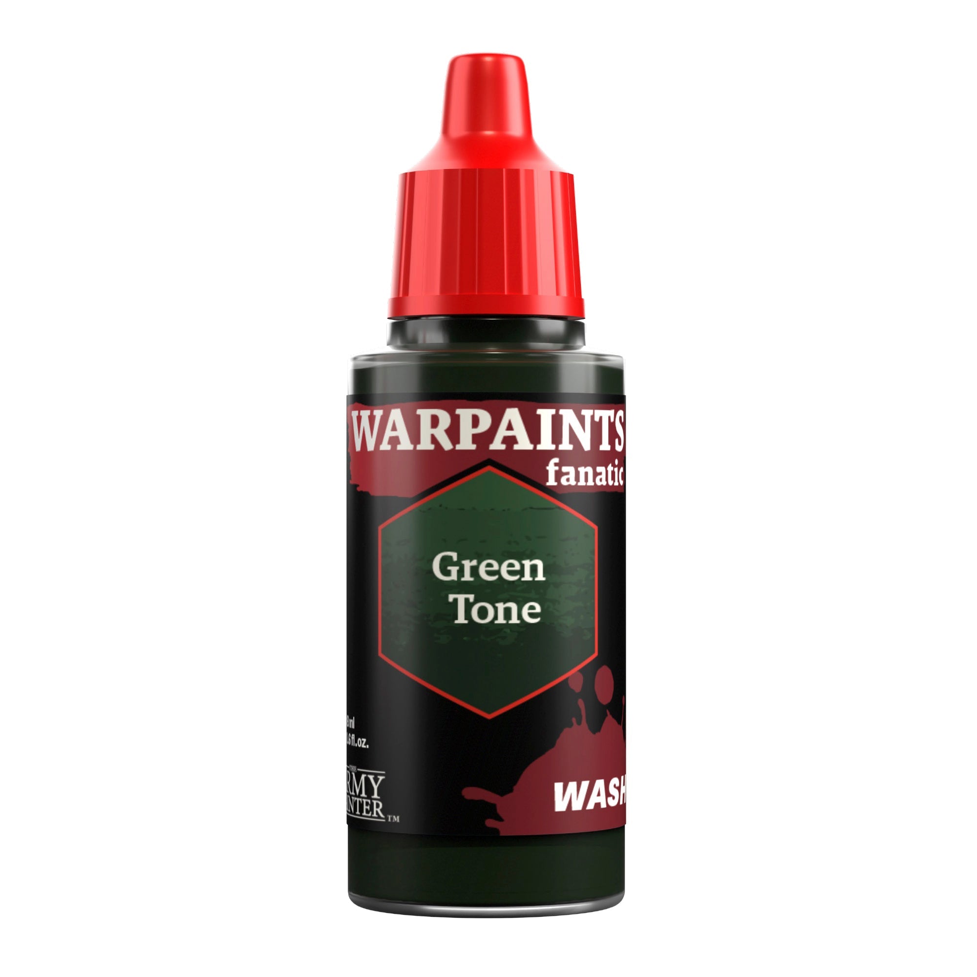 Warpaints Fanatic Wash: Green Tone Acrylic Paint for Miniatures & Models - Perfect for Warhammer, D&D, and Tabletop Gaming