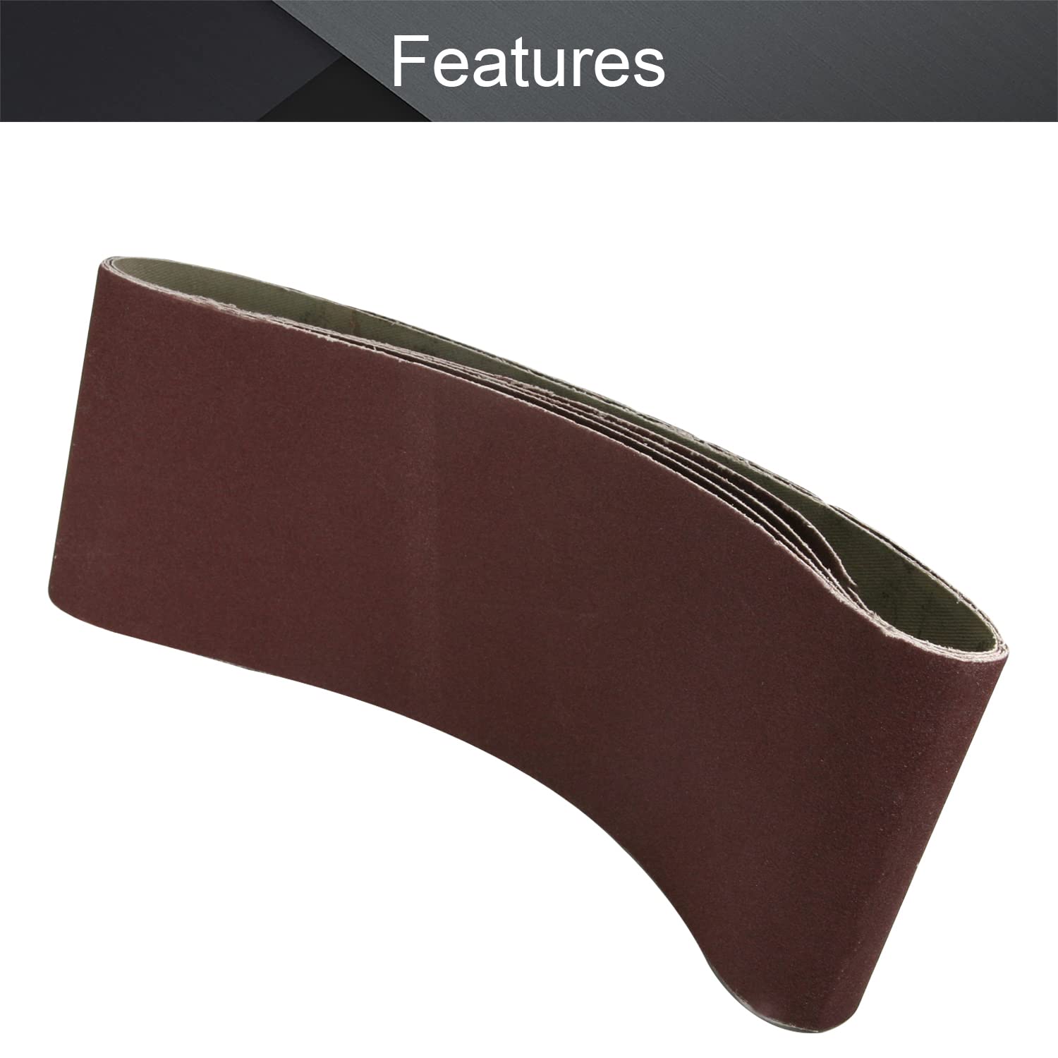 Utoolmart 3.9x24 Inch 240 Grit Aluminum Oxide Sanding Belt - 4 Pack for Wood Finishing, Metal Polishing & Drywall Sanding - Fits Portable Belt Sanders - Durable Abrasive Paper for DIY Projects & Professional Workshops