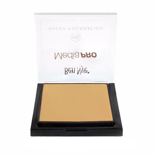 Ben Nye MediaPRO HD Sheer Foundation - Lightweight, Buildable Coverage for Flawless Skin | Professional Makeup for Photography, Film & Everyday Wear