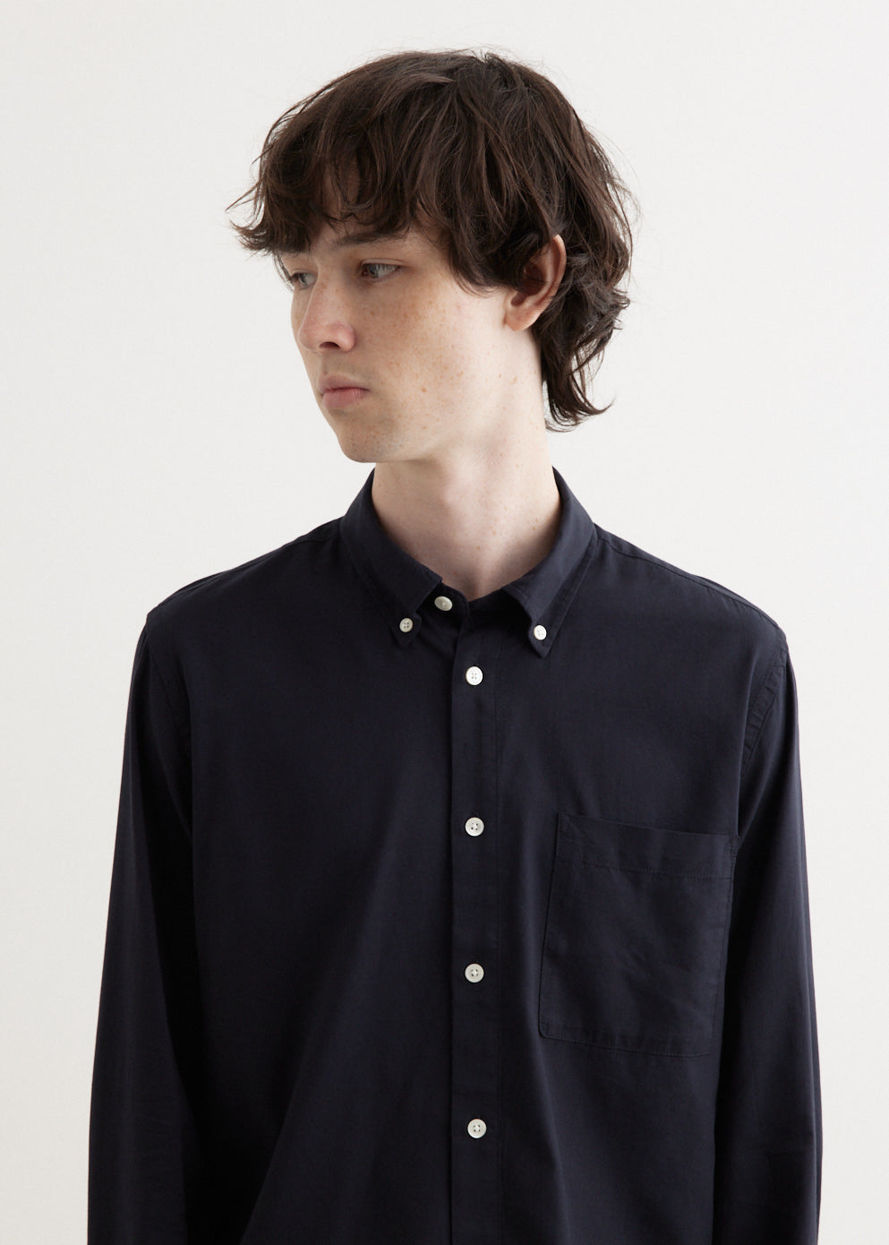Premium Arne Tencel Cotton Blend 5655 999 Black Shirt - Perfect for Casual Wear & Office Outfits