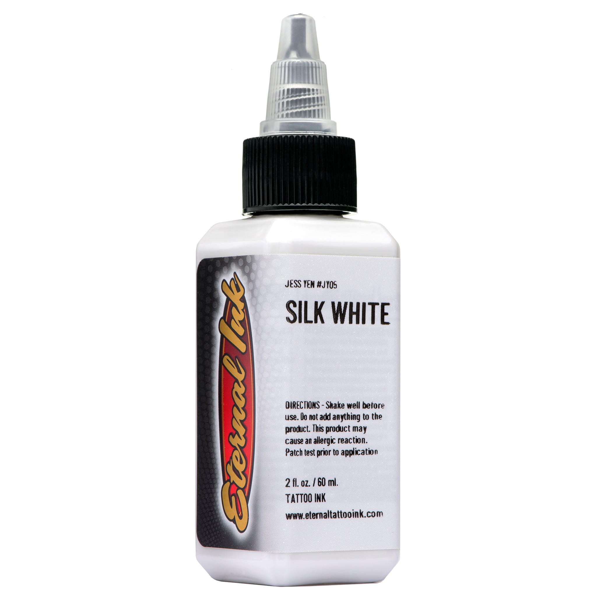 Eternal Jess Yen Silk White Ink 2oz - Premium Tattoo Ink for Fine Line & Detail Work - Perfect for Professional Artists & Tattoo Enthusiasts
