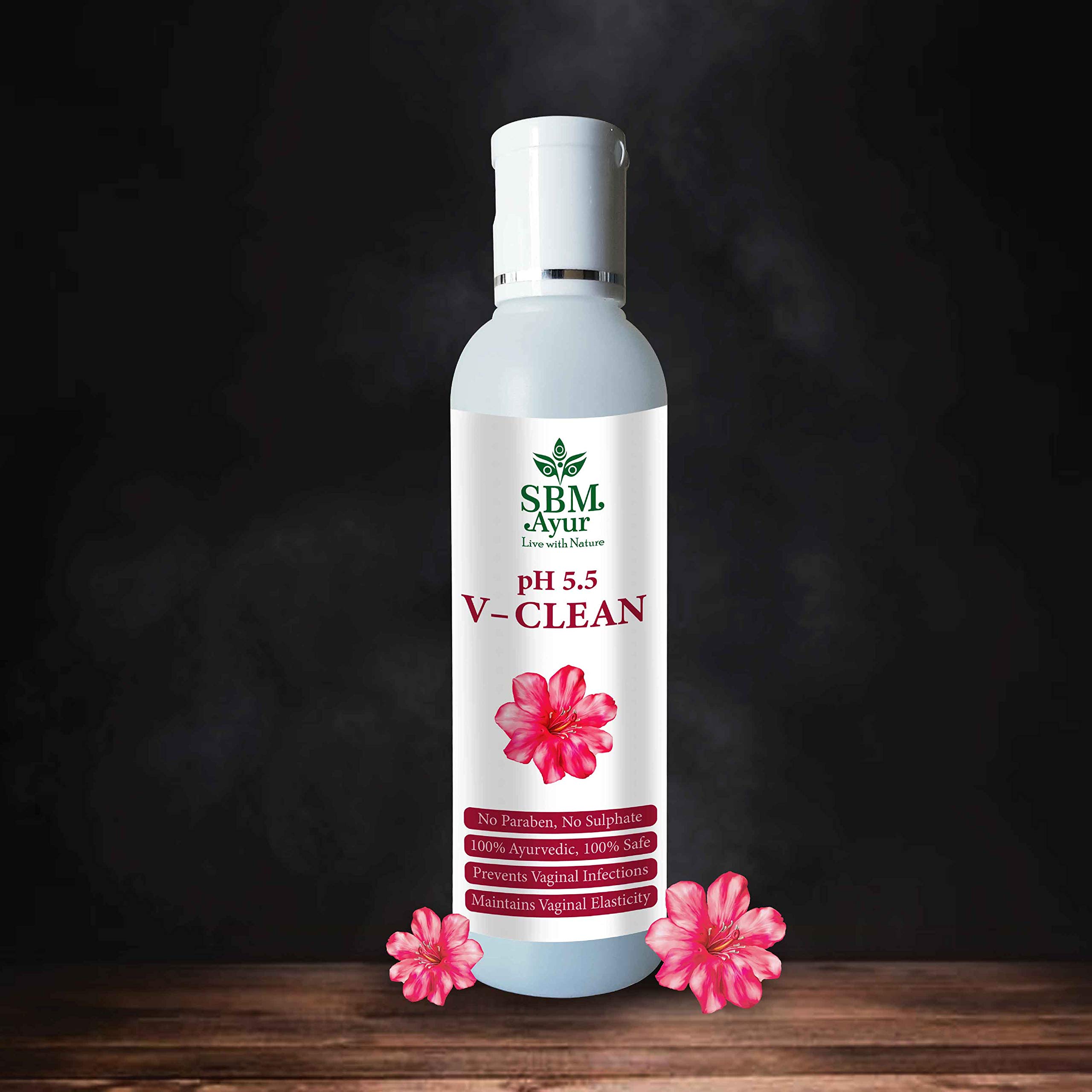**SBM Ayur pH 5.5 Ayurvedic Intimate Wash for Women – 100ml Gentle & Natural Feminine Hygiene Cleanser – Ideal for Daily Use, Sensitive Skin & Post-Workout Care**