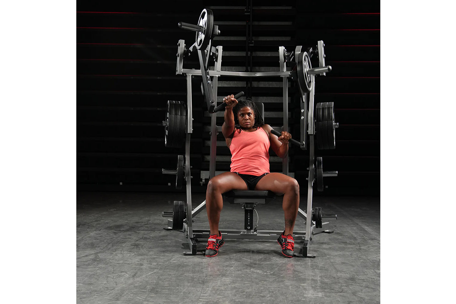Hammer Strength Plate Loaded Iso-Lateral Bench Press - Commercial Gym Equipment for Home & Professional Strength Training
