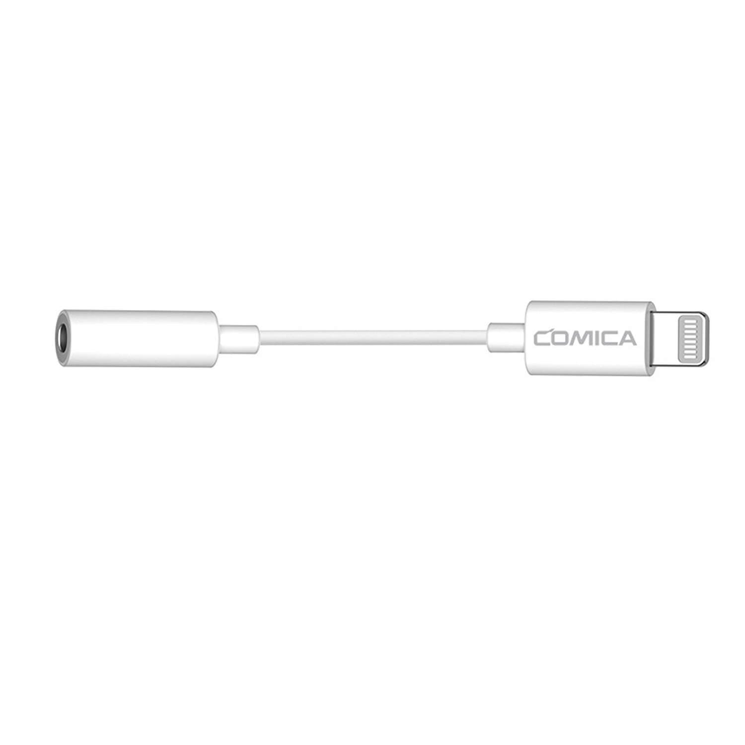 Comica Audio CVM SPX 3.5mm to Lightning Cable - High-Quality Audio Connector for iPhone & iPad - Perfect for Podcasting, Gaming & Music Streaming