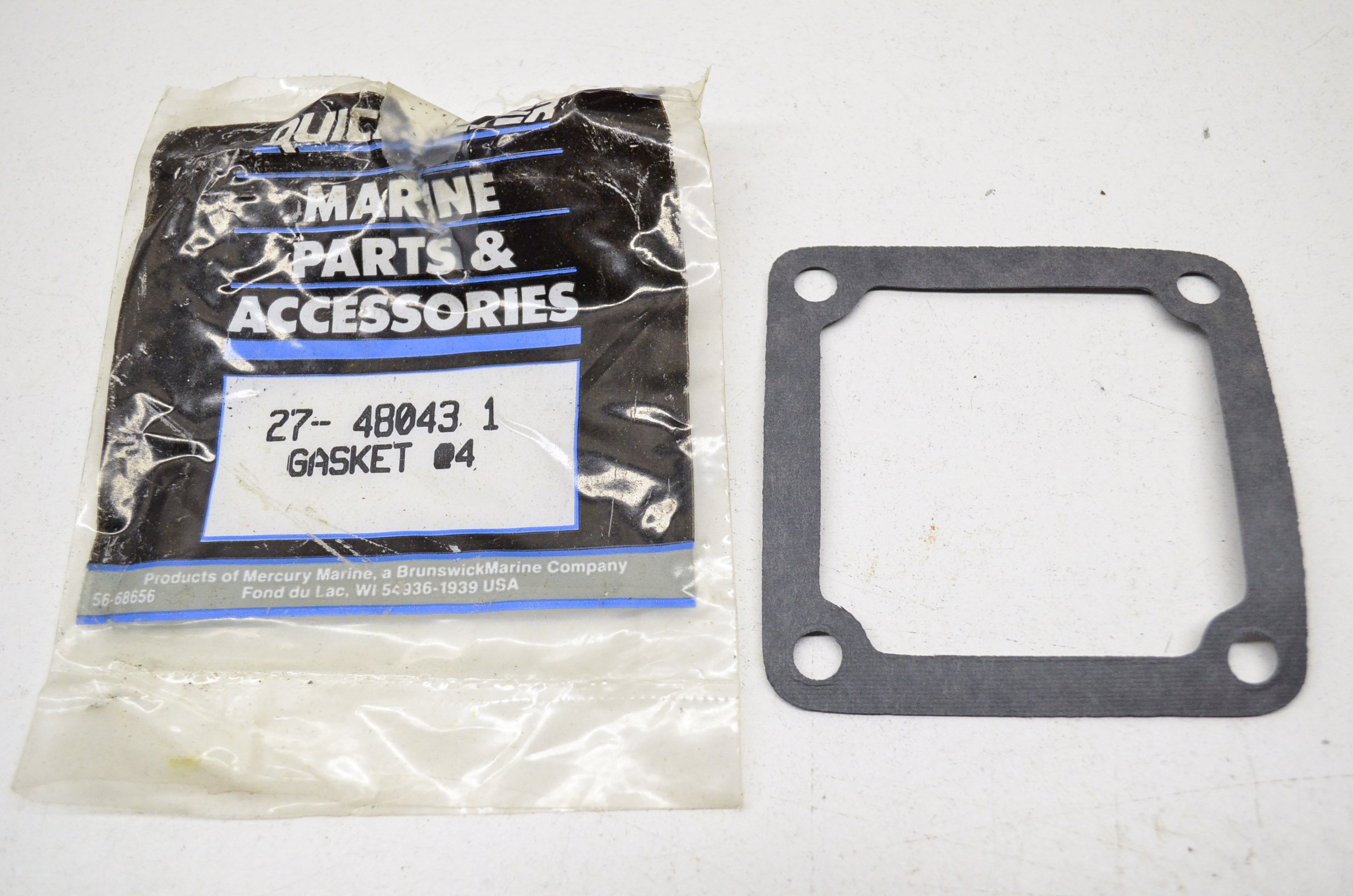 QuickSilver Manifold END Cap Gasket - Replacement Part for Marine Engines (4 Pack) - Perfect for Boat Engine Repair & Maintenance