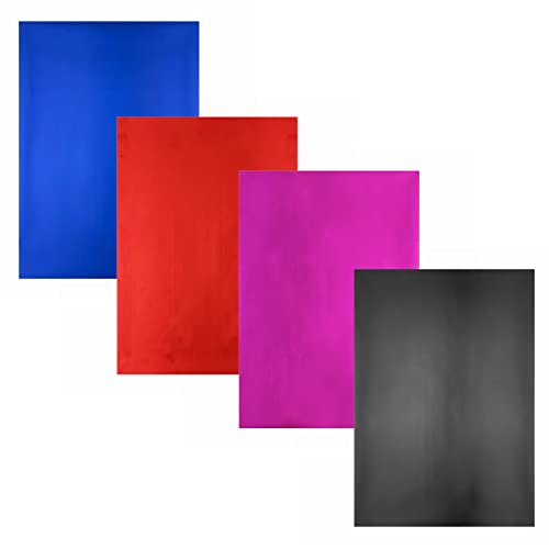 Royal Blue+Crimson Red+Black+Magenta