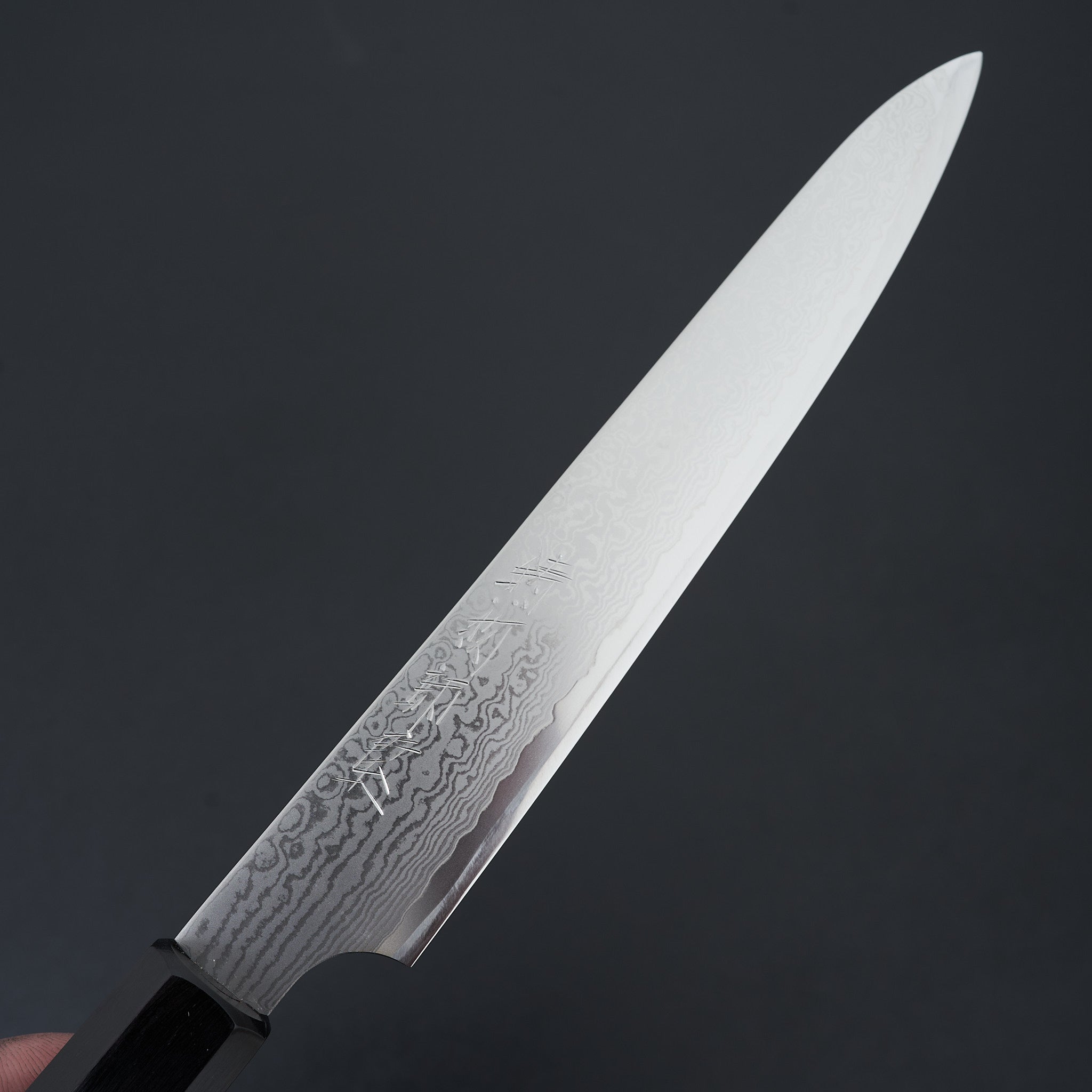 Hitohira Imojiya TH Damascus Petty Knife 180mm with Pakka Wood Handle - Premium Japanese Kitchen Knife for Slicing, Peeling & Precision Tasks