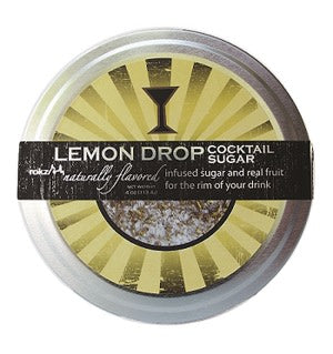 4 oz Lemon Drop Natural Rimming Sugar - Perfect for Cocktails, Margaritas & Drink Garnishing - Sweet & Zesty Rim Enhancer for Glasses