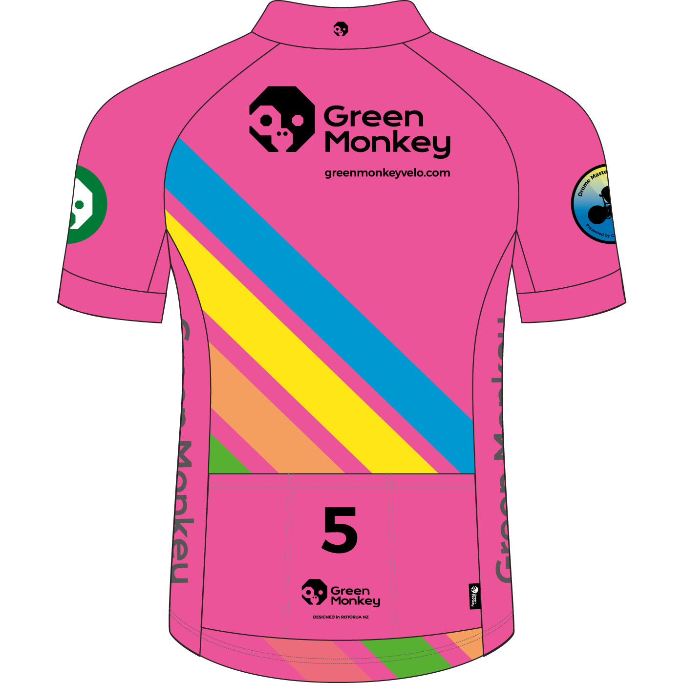 Drome Masters Cycling Keirin Jersey - High Performance Bike Jersey for Men & Women - Breathable & Moisture Wicking - Perfect for Road Cycling, Training & Competitions