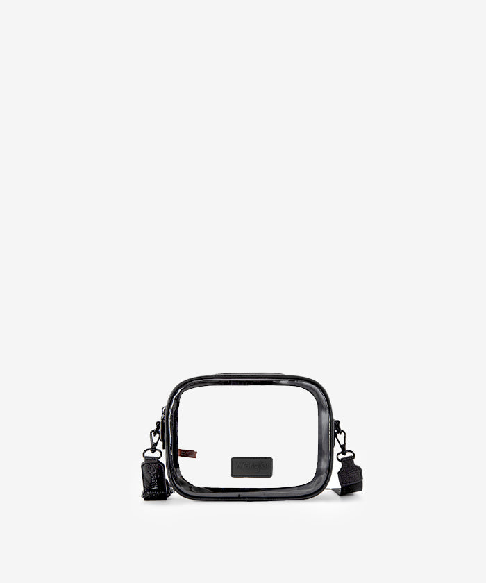 Wrangler Clear Crossbody Stadium Bag for Concerts, Sports Events & Travel - Approved for NFL, MLB, NBA & NCAA Games
