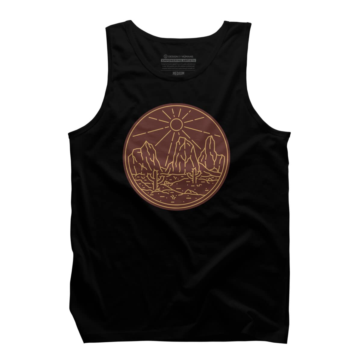 Quilimo Beauty Desert Graphic Tank Top for Men - Stylish & Comfortable Summer Casual Wear