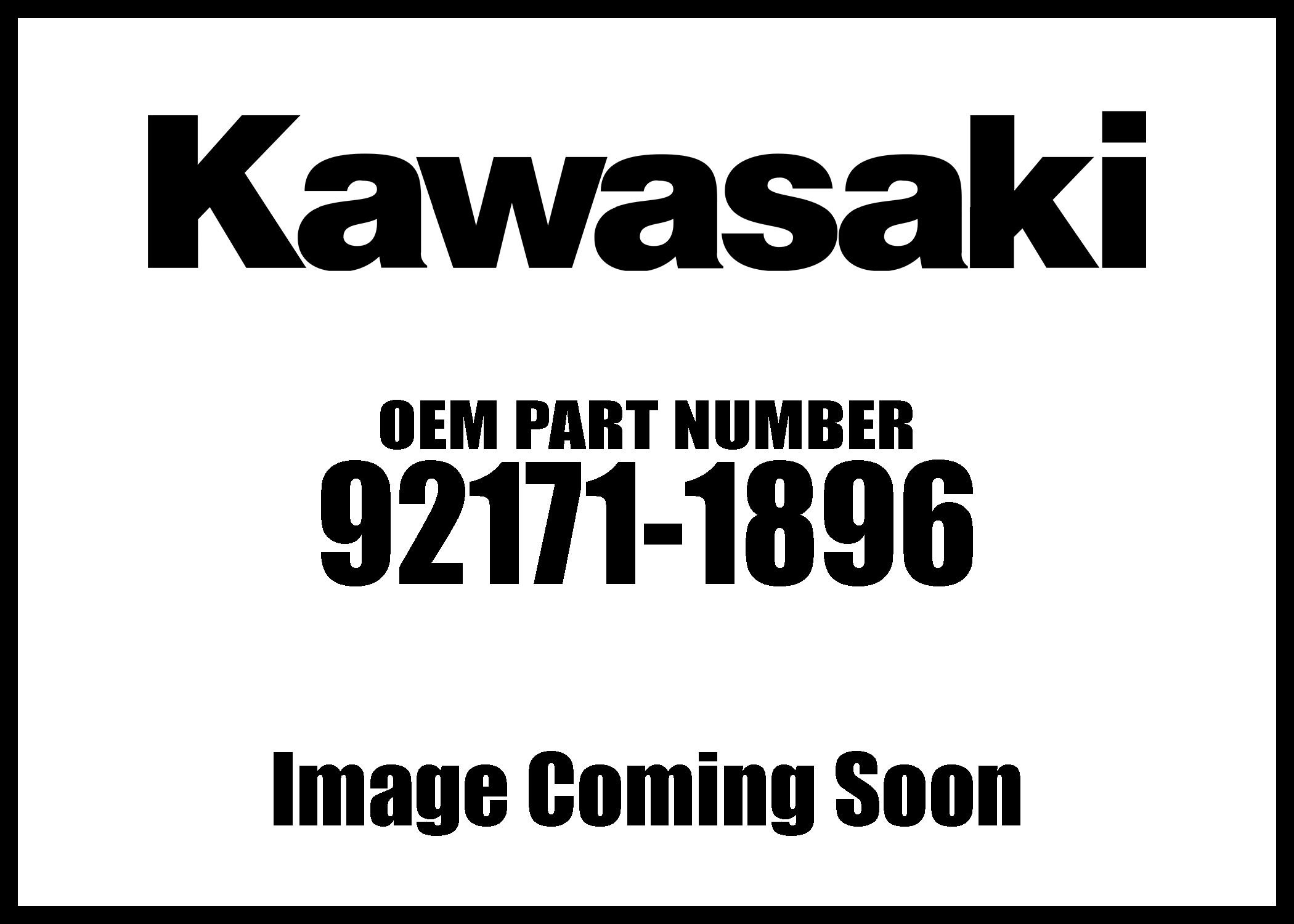 2009-2012 Kawasaki Ninja OEM Brake Hose Clamp 92171-1896 - Replacement Part for Motorcycle Brake System Maintenance & Repair